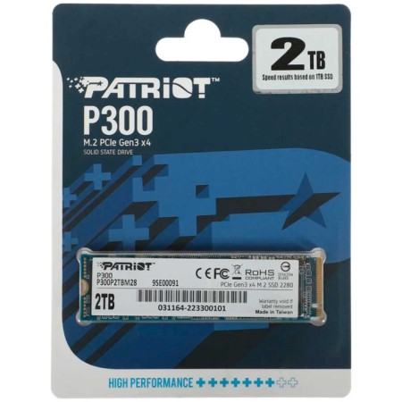 SSD Patriot M.2 P300 2048 GB PCIE P300P2TBM28-1