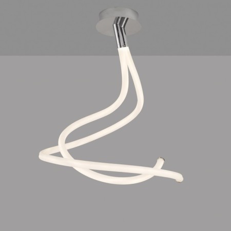 Suspended chandelier Mantra Line, Led, 3750lm, 3000k, 645 mm, chromium color-1