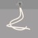 Suspended chandelier Mantra Line, Led, 3750lm, 3000k, 645 mm, chromium color