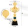 Cup 176b, award figure, gold, plastic stand, 33 × 14 × 9.5 cm.