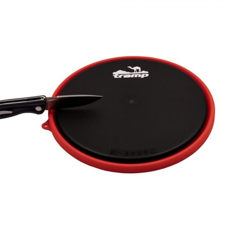 Silicone plate with a plastic bottom, 25.5 x 25.5 x 4, the color of the terracotta-3