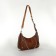 Cross-Bodi Bag on a zipper, brown color