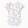 Body baby with short sleeve, white color, height 62