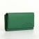 Women's wallet on magnets, green color