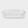 Form for baking and baking of heat -resistant glass, 3.85 liters, rectangular