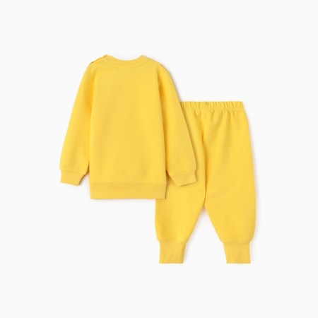 Kit for children (jumper, trousers), yellow color, height 92 cm-5