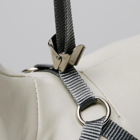 AMUNICE COMMUNICAL with soft harness, L, leash 120 x 1.5 cm, Osh 30-50 cm, OG 36-56 cm, red 473-7
