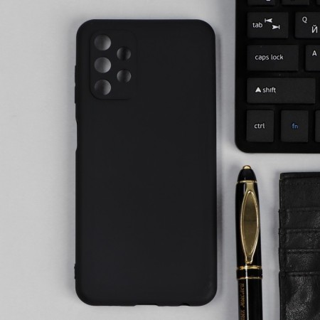 Case for Samsung Galaxy A13, silicone, matte, black