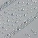 Stick plastic rhinestones "Square road" silver 22.5x11.5 cm