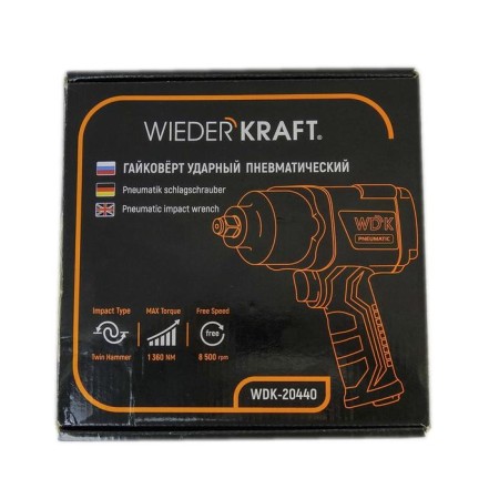 Gaykowert Pneumatic Wiederkraft WDK-20440, shock, 1/2 ", 1360 HM, 195 mm-8