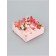 Cookie box, confectionery packaging, "compliment", 7 x 7 x 3 cm
