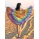 Pareo and beach rug "Rainbow in the Flower", D = 150 cm