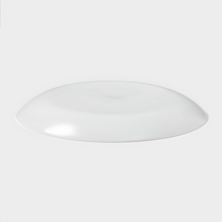 Dessert plate Luminarc Diwali Marbre, D = 19 cm, glass ceramic, white-4