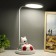 Blue table "Bear with the ball" LED white-red 14x15x48 cm Risalux