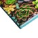 Note book A6 96 sheets at the "succulents" point, hard cover, matte lamination, elastic band, offset block 60 g/m2