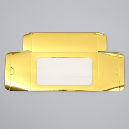 Makarun box, confectionery packaging "Golden", 18 x 10.5 x 5.5 cm-6