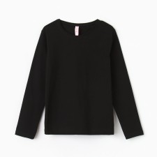 Longslit for a girl, black color, height 128 cm