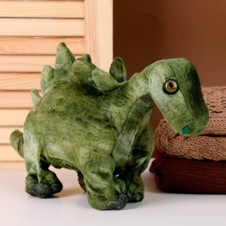 Soft musical toy "Dinosaurus", 43 cm, green color-1
