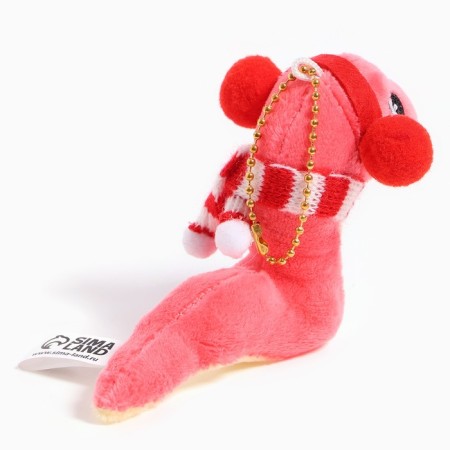 Soft toy "Snake", winter, on a suspension, 9 cm, color mix-4