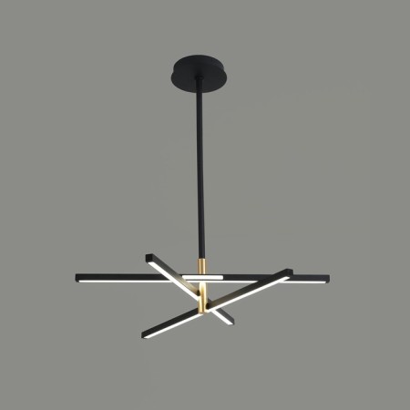 Ceiling lamp Lumion. Parker, 56W, LED, 165 mm, black color, gold-2