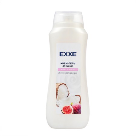 Cream-Gel shower EXXE Restoring, Coconut and Fig, 400 ml