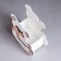 Kashpo wooden "Mishutka" Small, 13.5x7x16.5 cm, oak, white