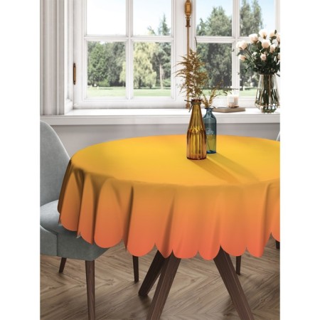 The tablecloth “Orange transfusion”, round, Saten, d = 150 cm