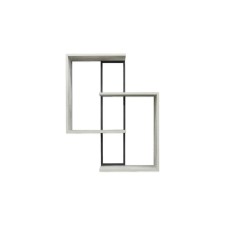 Wounding wall loft DQ Damels, 700*186*892, m/k black matte, light chipper cement