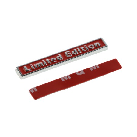 Limited Edition sticker, metal, 6.5 × 1cm, red-2