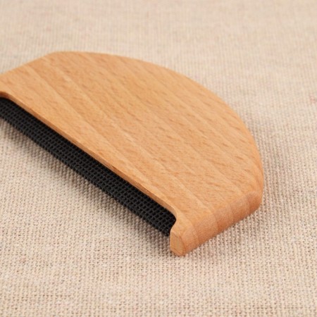 Brush for removal of spools, 7.7 × 4.5 cm, beige color-1