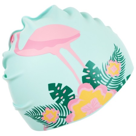 Baby hat for navigation “Flamingo on flower”, silicone, girth 46-52 cm-2