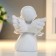 Souvenir Polystone "Snowty angel in the dress - Joy" MIX 7x5x3 cm