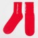 Male socks "dangerous" size 41-44 (27-29 cm), red
