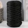 Knitting cord 100% polyester 3mm 100m/200 ± 20g (13-black)