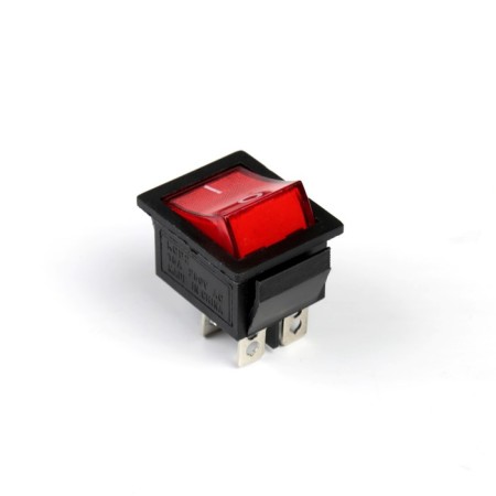 Button - switch, square, with backlight, mix-2