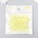 Plastic beads "Crystal multi-graphic. Pale yellow" Transparent set of 20 g 1x1x1 cm