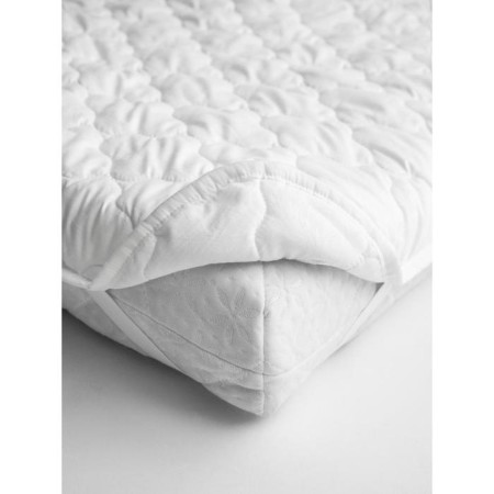Substerennoper Stygannaya, size 140x200 cm, with elastic bands in the corners, white color-1