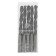 Metal drill "Volga Tool", c/x, d = 9.5 mm, l = 125 mm, p6m5, 5 pcs., GOST 10902-77