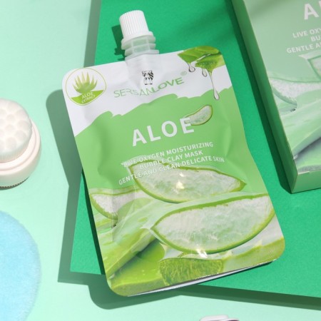 Oxygen bubble face mask "Aloe Vera" 110 g