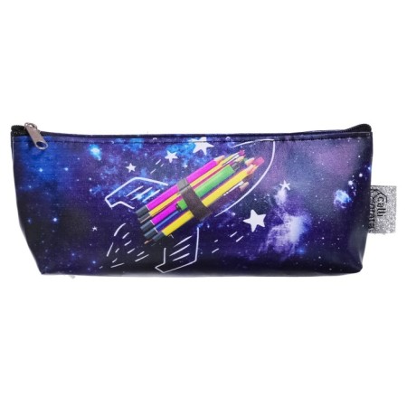 Penal soft 1 department, 80 x 190 x 40 mm, voluminous, artificial leather, "school is cool"-3