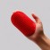 Anchodnik brush, 12.2 x 8 cm, red