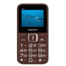Cell phone Maxvi B200 Brown