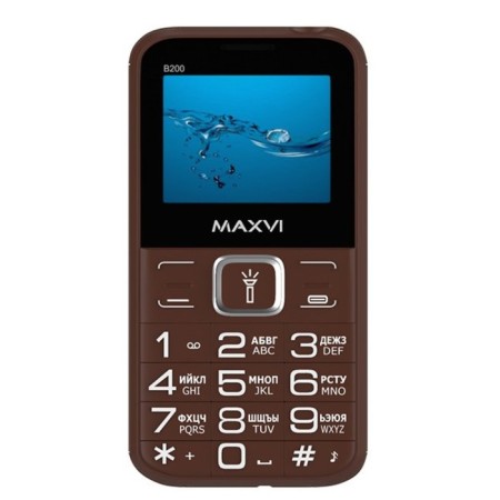 Cell phone Maxvi B200 Brown