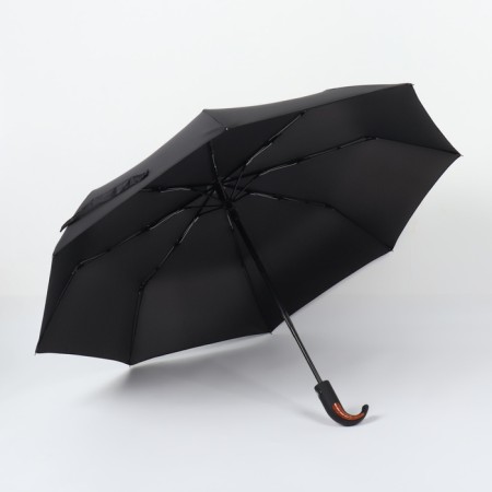 Automatic "Eleganes" umbrella, 3 additions, 8 spokes, r = 47 cm, black color-2
