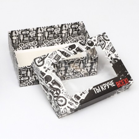 The box is folding, with the window "You are the coolest!" 21 x 15 x 7 cm-3