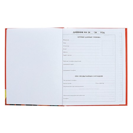 Diary for grades 5-11 "Techno aesthetics", hard cover, glossy lamination, 48 sheets-3