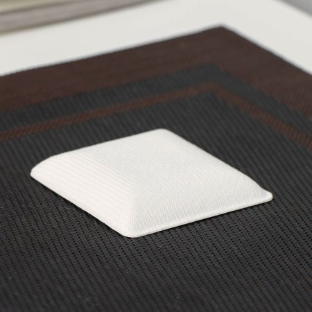 A disposable shape for Kare's buffet, 33 ml, 6.5 × 6.5 × 1.2 cm, sugarcane, 50 pcs in packaging, white color-2