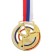 Medal thematic "gymnastics", gold, d = 6 cm