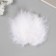 Decorative goose downward jacket "white" set 40 pcs h = 10-15 cm