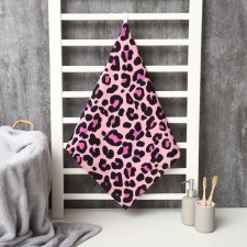 LEOPARD facial towel 45x90 cm, 100% HL, waffle leaf